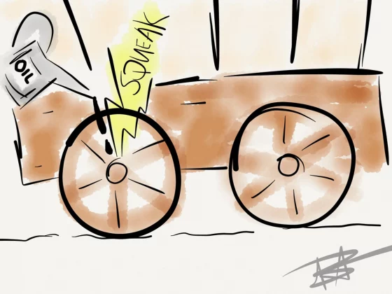 Squeaky Wheel Ilustration